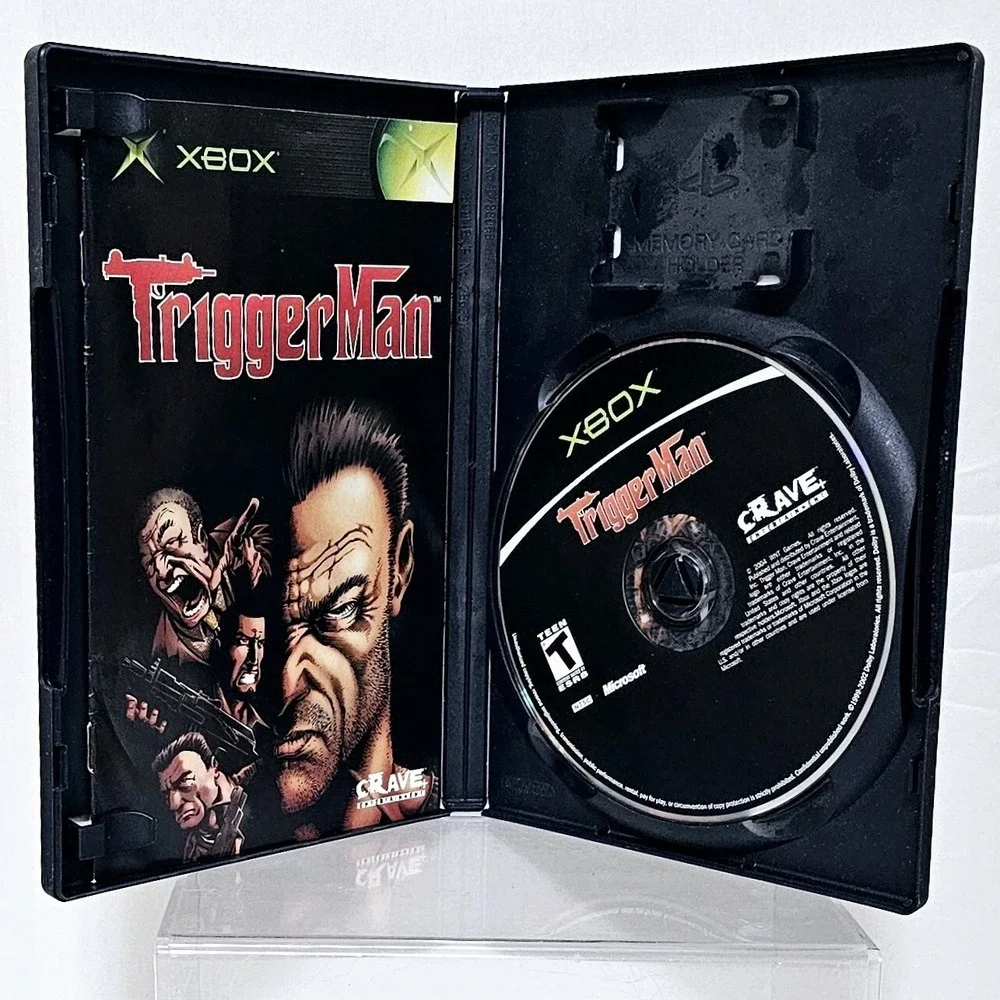 XBOX Trigger Man (Microsoft 2004) Preowned Action Mafia Game